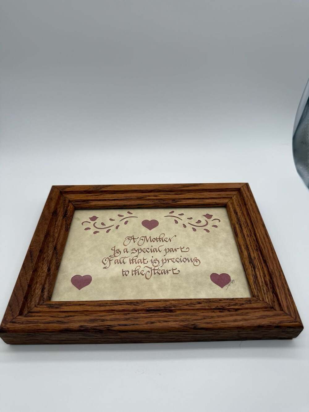 Deborah's Doodles Framed Calligraphy Art A Mother Is A Special Part